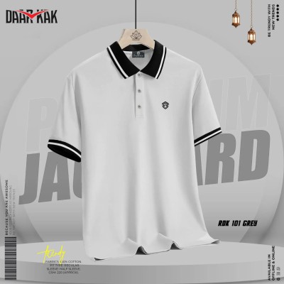 Premium Basic Polo Shirt Ash Color